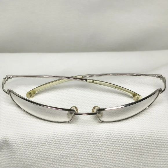 True Vintage Calvin Klein Sunglasses CK 2032 Silver Rare Collectible Frames - Picture 2 of 8